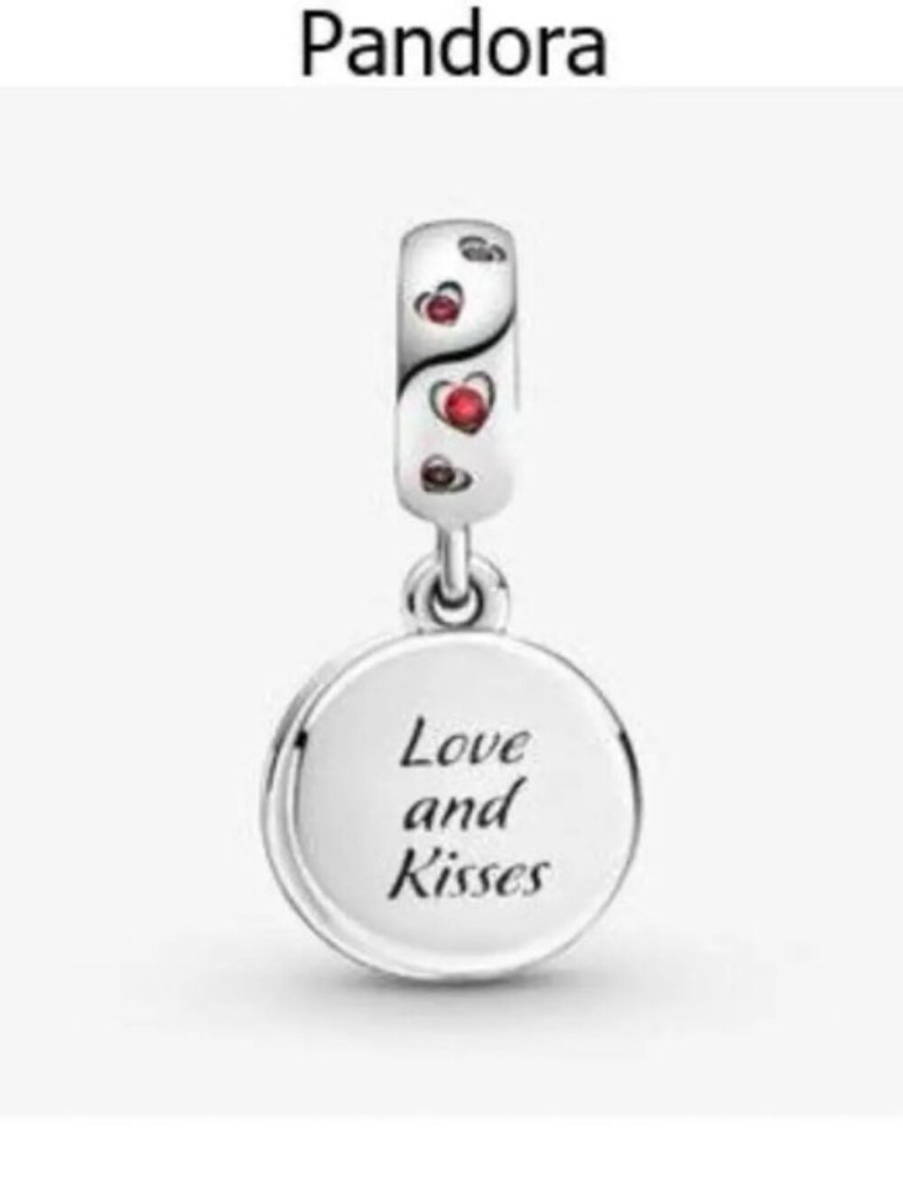 Pandora Disney Mickey Mouse & Minnie Mouse Love and Kisses Dangle Charm